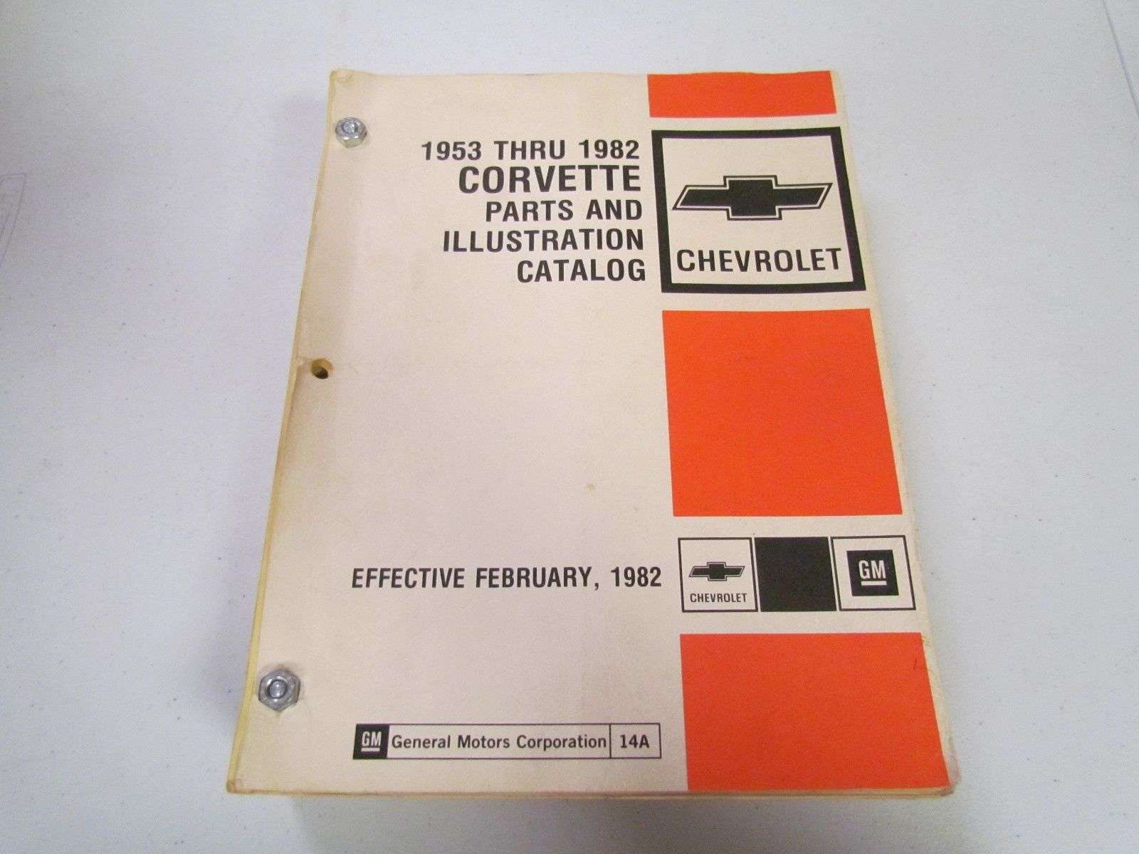 1953-81 Chassis & Parts & Ill s Catalog 1981 rare resto source Hardcover single binding