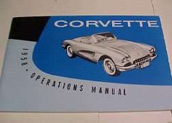 1958 Chevrolet Corvette Owner's Manual