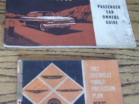 1962 Chevrolet Bel Air Owner's Manual Set
