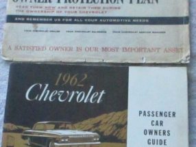 1962 Chevrolet Impala Owner's Manual Set