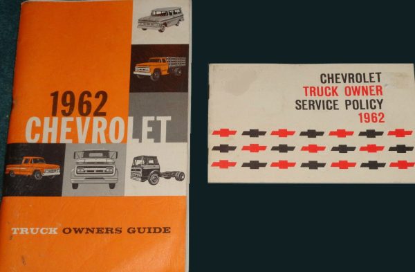 1962 Chevrolet Truck Owner's Manual Set