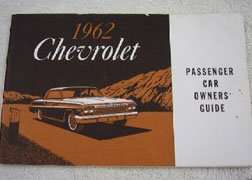 1962 Chevrolet Bel Air Owner's Manual