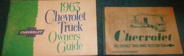 1963 Chevrolet Suburban Owner's Manual Set