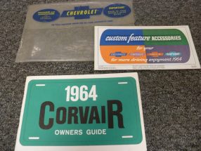 1964 Chevrolet Corvair Owner's Manual Set