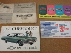 1965 Chevrolet Bel Air Owner's Manual Set