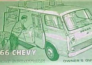 1966 Chevrolet Van & Sportsvan Owner's Manual
