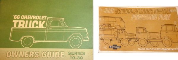 1966 Chevrolet Suburban Owner's Manual Set