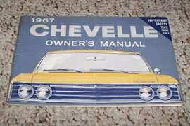 1967 Chevrolet El Camino Owner's Manual