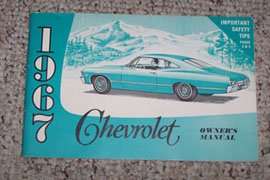 1967 Chevrolet Bel Air Owner's Manual