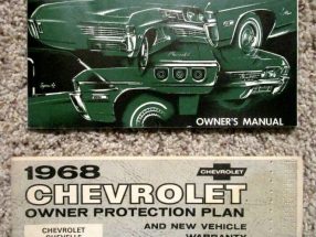 1968 Chevrolet Impala Owner's Manual Set