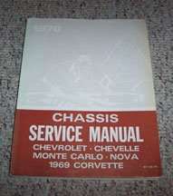 1970 Chevrolet El Camino Chassis Service Manual