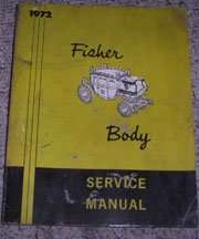 1972 Chevrolet Camaro Fisher Body Service Manual