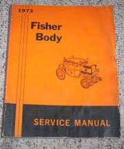 1973 Chevrolet Impala Fisher Body Service Manual