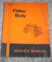 1973 Chevrolet Monte Carlo Fisher Body Service Manual