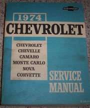 1974 Chevrolet Monte Carlo Service Manual