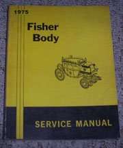 1975 Chevrolet Impala Fisher Body Service Manual