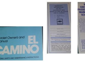 1977 Chevrolet El Camino Owner's Manual Set
