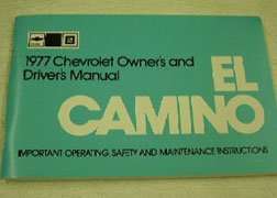 1977 Chevrolet El Camino Owner's Manual