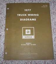 1977 Chevrolet Silverado Light Duty Truck 10-35 Wiring Diagrams Manual