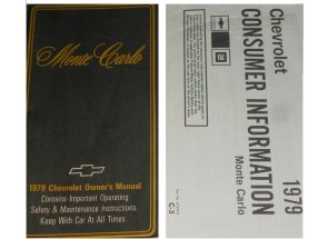 1979 Chevrolet Monte Carlo Owner's Manual Set