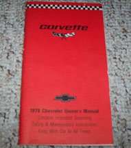 1979 Chevrolet Corvette Owner's Manual