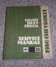1980 Chevrolet Van Service Manual