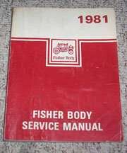 1981 Chevrolet Caprice Fisher Body Service Manual