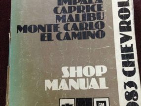 1983 Chevrolet Caprice Service Manual