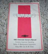 1983 Chevrolet Camaro Owner's Manual