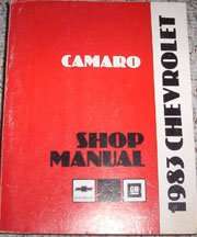 1983 Chevrolet Camaro Service Manual