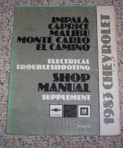 1983 Chevrolet Caprice Electrical Troubleshooting Service Manual Supplement 1983 Chevrolet Caprice Electrical Troubleshooting Service Manual Supplement