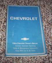 1984 Chevrolet Impala, Caprice Owner's Manual