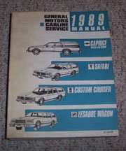 1989 Chevrolet Caprice Service Manual