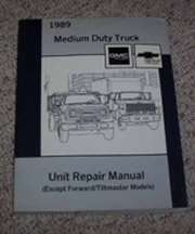 1989 Chevrolet Kodiak Medium Duty Truck Unit Repair Manual