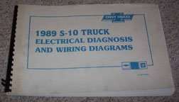1989 Chevrolet S-10 Large Format Electrical Diagnosis & Wiring Diagrams Manual