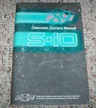 1989 Chevrolet S-10 Owner's Manual