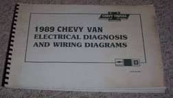 1989 Chevrolet Van Large Format Electrial Diagnosis & Wiring Diagrams Manual