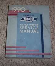 1990 Chevrolet Van Service Manual