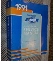 1991 Chevrolet Silverado C/K Pickup Truck Service Manual