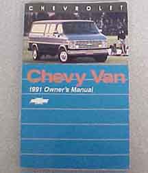 1991 Chevrolet Van Owner's Manual