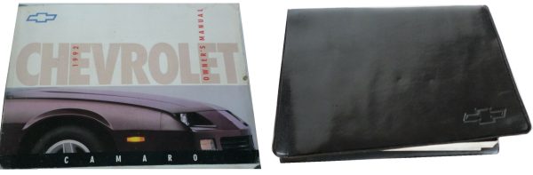 1992 Chevrolet Camaro Owner's Manual Set