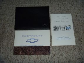 1994 Chevrolet Impala SS Owner's Manual Set