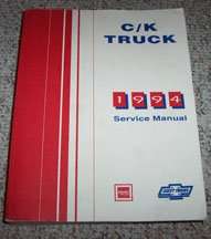 1994 Chevrolet Silverado C/K Pickup Truck & Suburban Service Manual