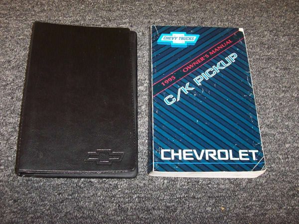 1995 Chevrolet C/K Pickup Truck Owner's Manual Set