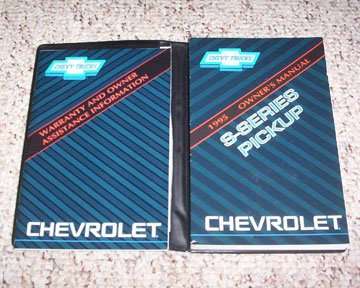 1995 Chevrolet S-10 Owner's Manual Set