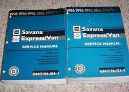 1996 Chevrolet Express Service Manual