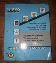 1996 Chevrolet Van Transmission, Transaxle & Tranfer Case Unit Repair Manual