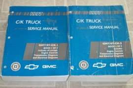 1997 Chevrolet C/K Pickup Truck, Tahoe & Suburban Service Manual