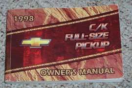 1998 Chevrolet Silverado C/K Pickup Truck Owner's Manual