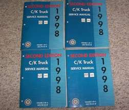 1998 Chevrolet C/K Pickup Truck, Tahoe & Suburban Service Manual